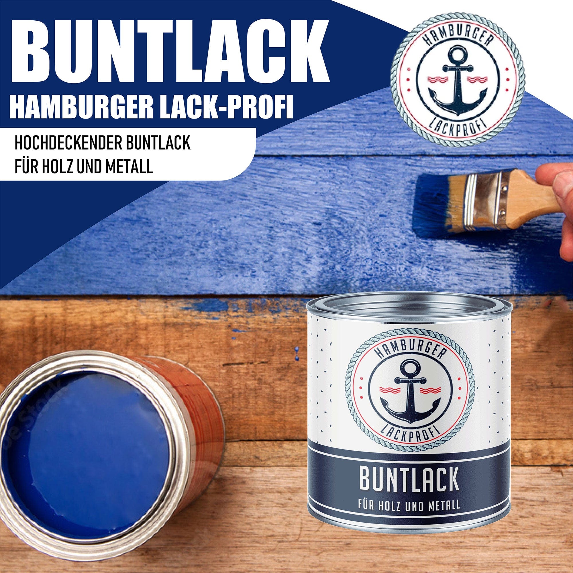 Hamburger Lack-Profi Lacke & Beschichtungen Hamburger Lack-Profi Buntlack - Robuster Kunstharzlack