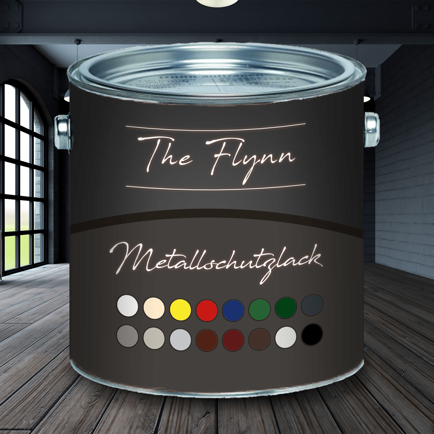 FARBENLÖWE The Flynn Metallschutzlack - farblicher Rostschutz