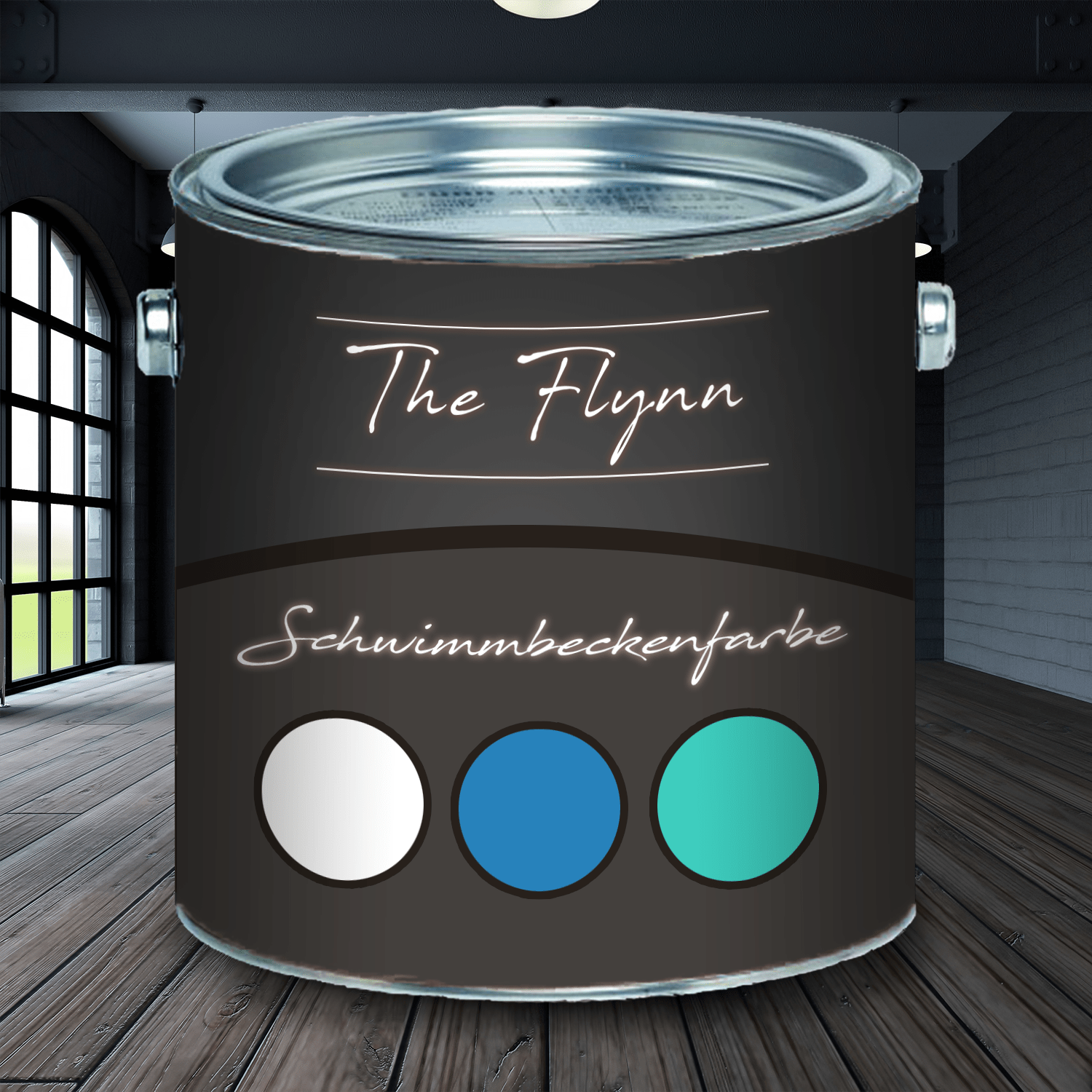 FARBENLÖWE The Flynn Schwimmbeckenfarbe - Poolfarbe auch für Fischteiche